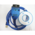 Cable OBDII USB Cable VAG Kkl 409 USB para lector de código de 232rl FIAT Scan Herramientas